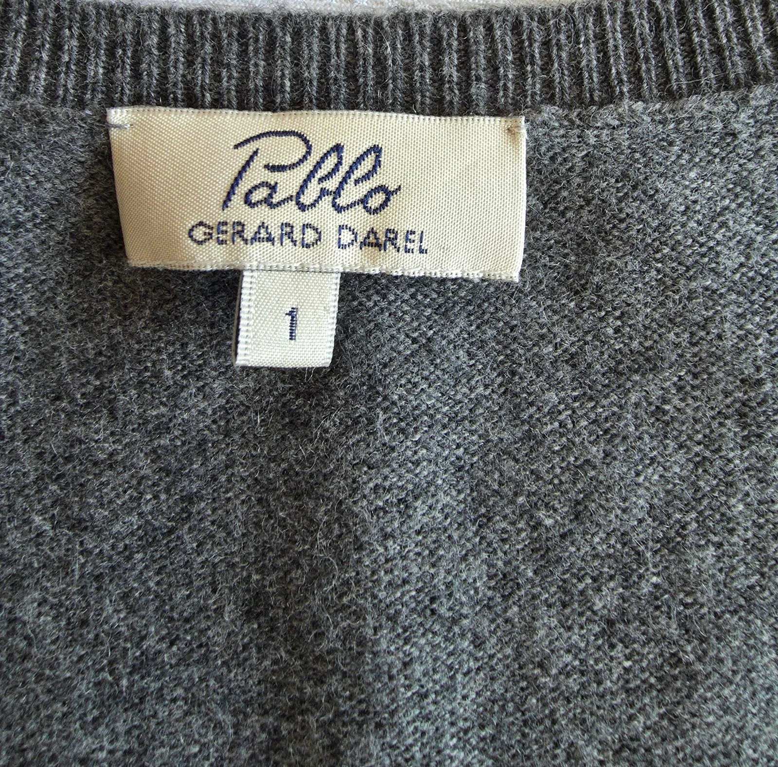 Robe pull sans manches en maille gris chiné Pablo Gérard Darel Taille 1 36 – photo 6